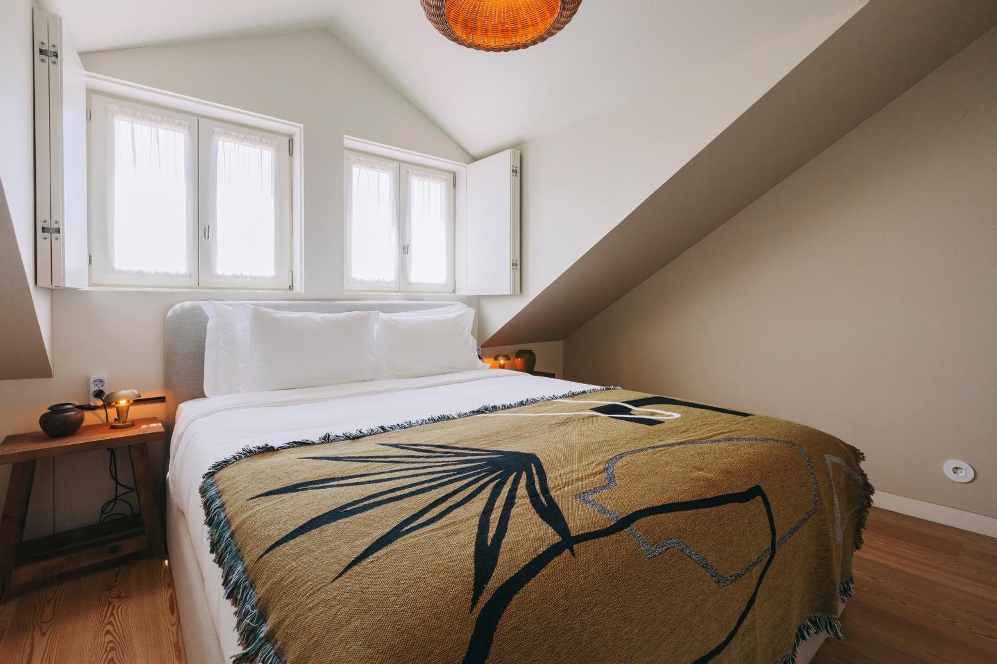 Village Aparthotel By Boa OOporto Camera foto A bed with a throw